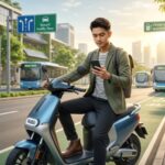 Penggunaan motor listrik Indonesia untuk mendukung gaya hidup transportasi ramah lingkungan.