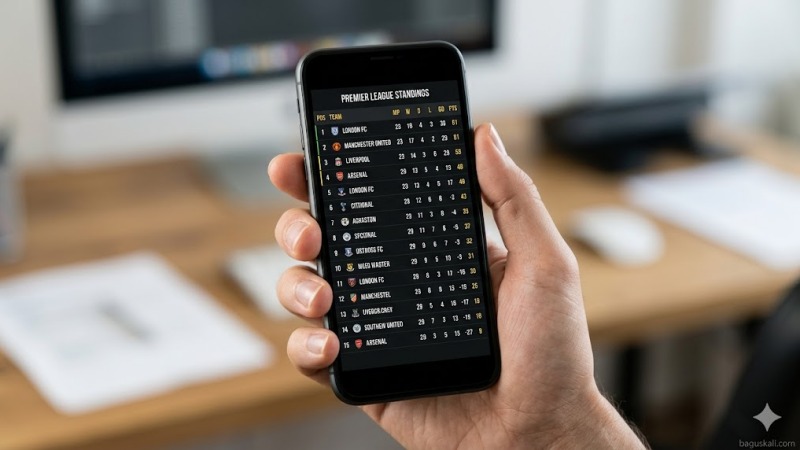Manfaat livescore sepak bola untuk memantau hasil pertandingan saat sedang sibuk di kafe