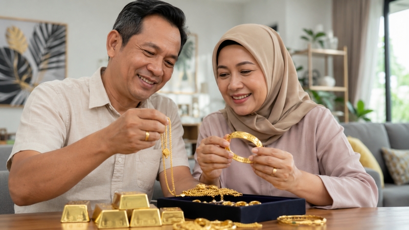 Tips aman dan menguntungkan jual emas lama
